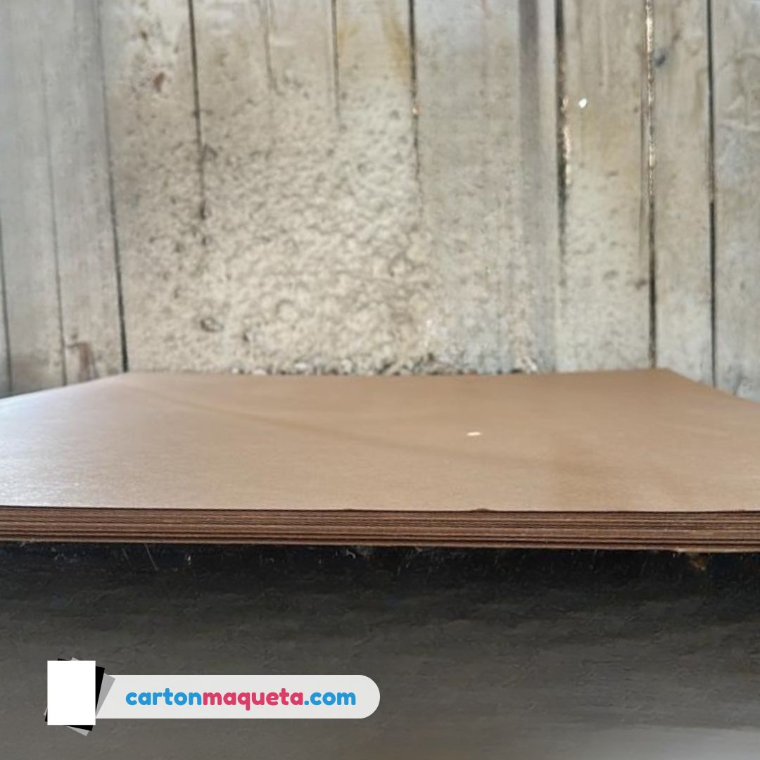 carton maqueta paquete